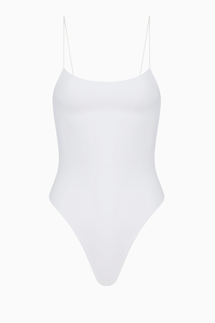 

The C One-piece Swimsuit in ECONYL® Blend, White