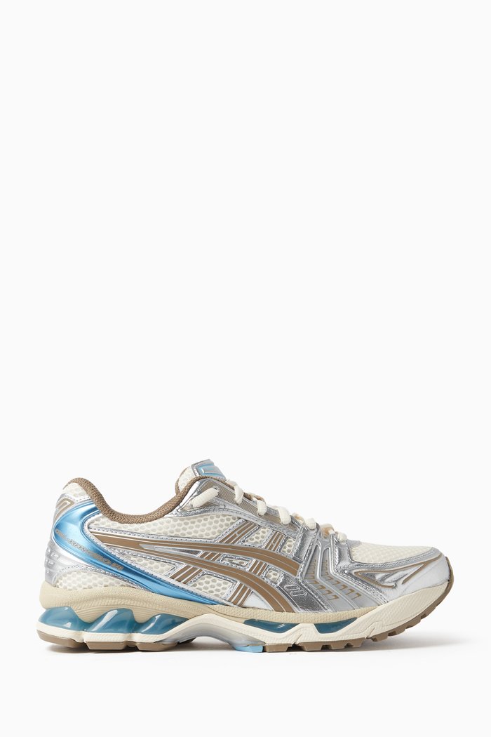 

Gel-Kayano 14 Earthenware Sneakers in Mesh, Neutral