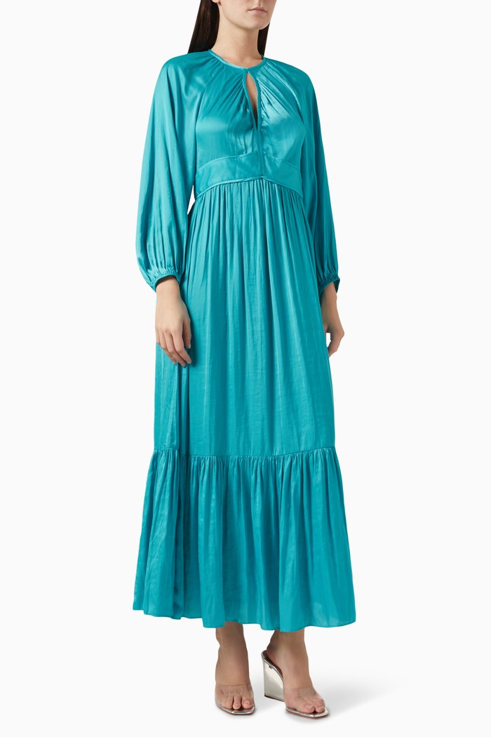 Noura Maxi Dress, Blue