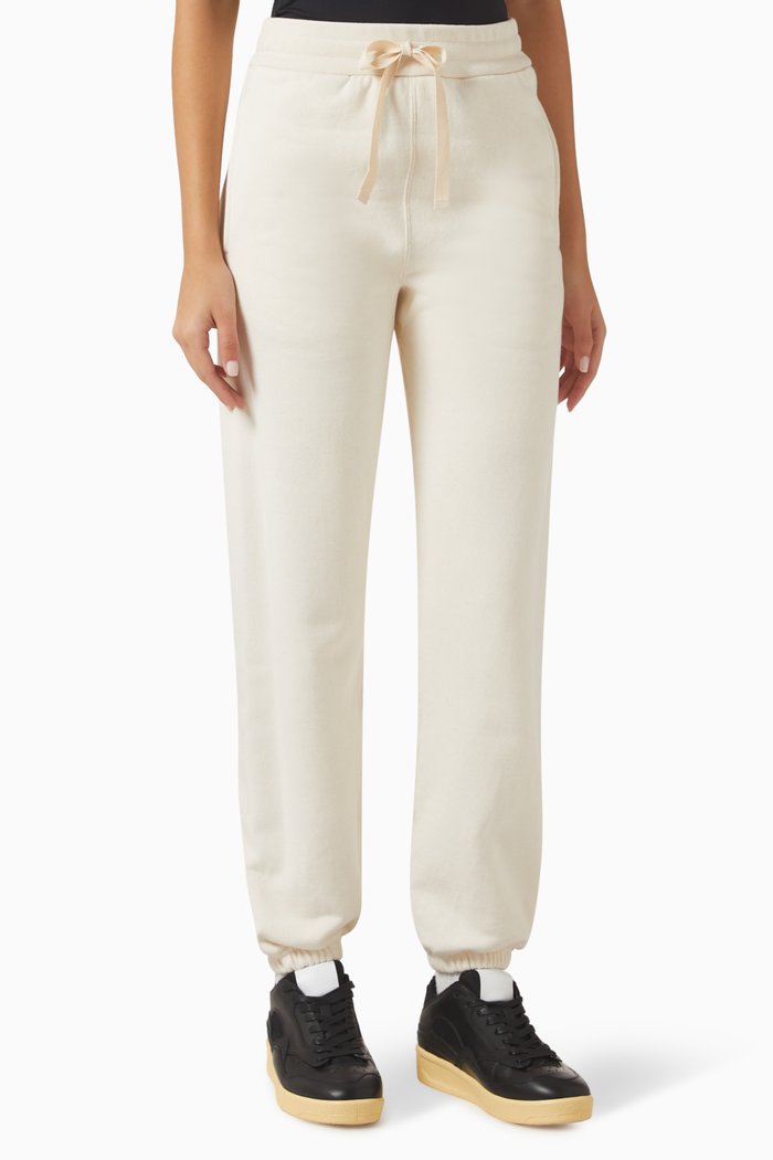 

Drawstring Sweatpants in Jersey, Brown