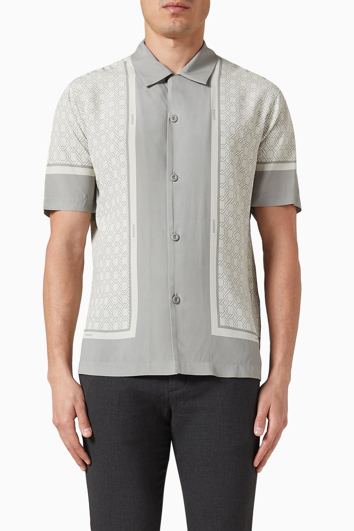 Fence Shirt in Viscose, White