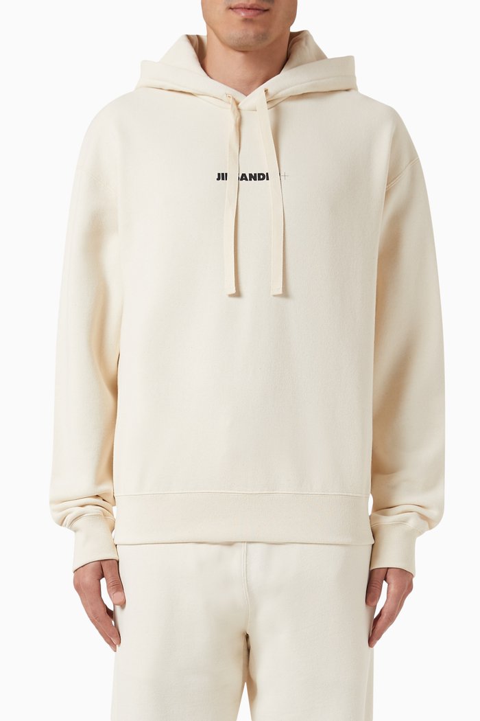 

Logo Hoodie in French-terry, Brown