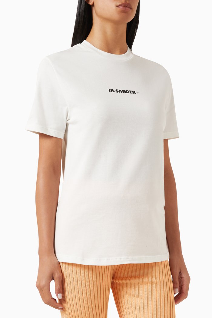 

Logo T-shirt in Cotton Jersey, White