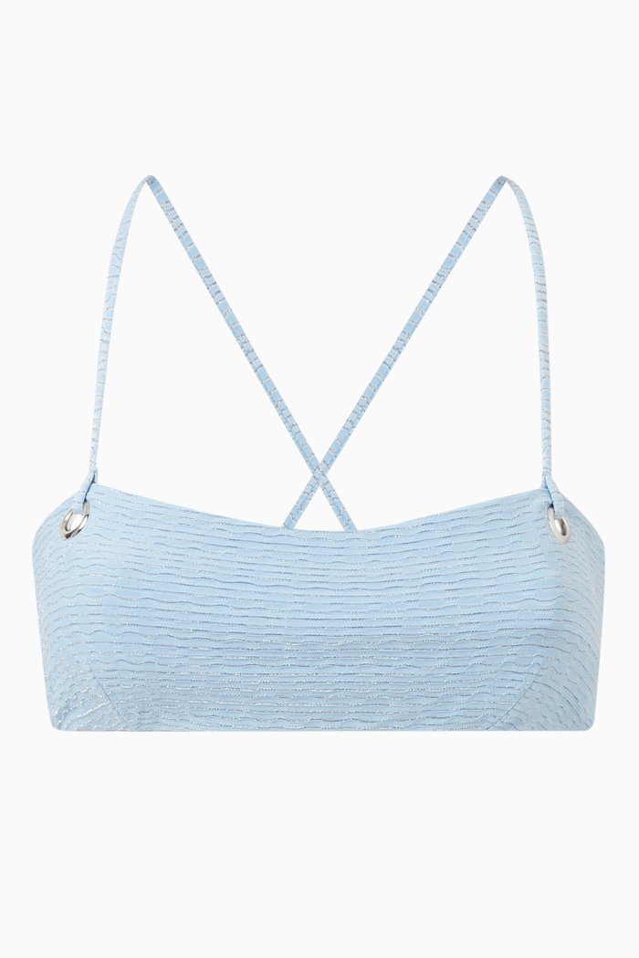 

Lottie Bikini Top, Blue