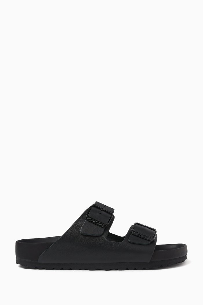 Arizona Sandals in Leather, Black