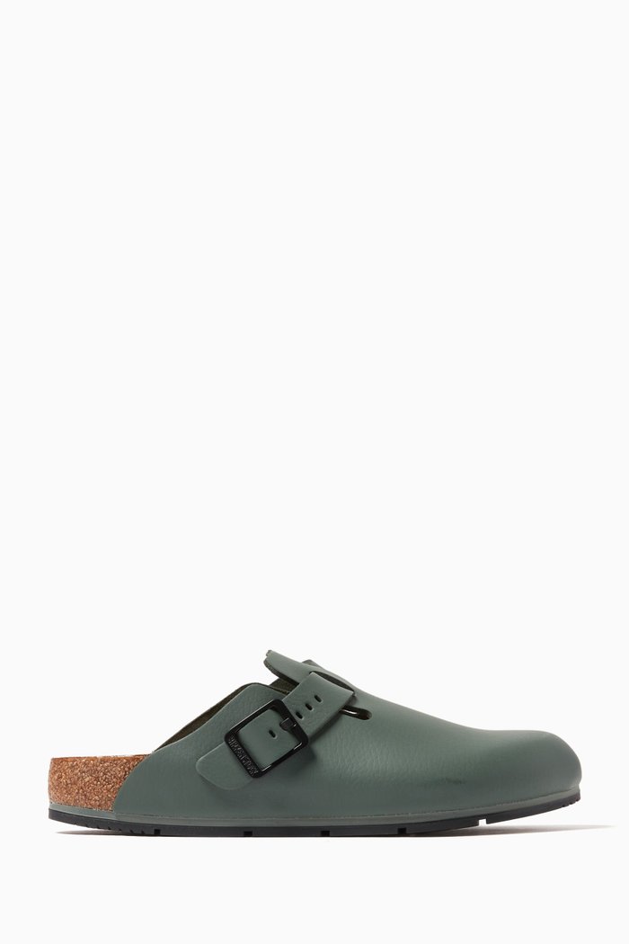 

Boston Sandals in Leather, Green