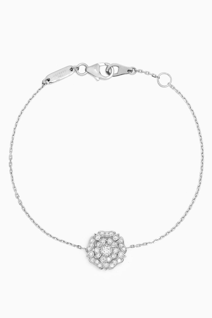 

Tudor Rose Mini Icons Diamond Bracelet in 18kt White Gold
