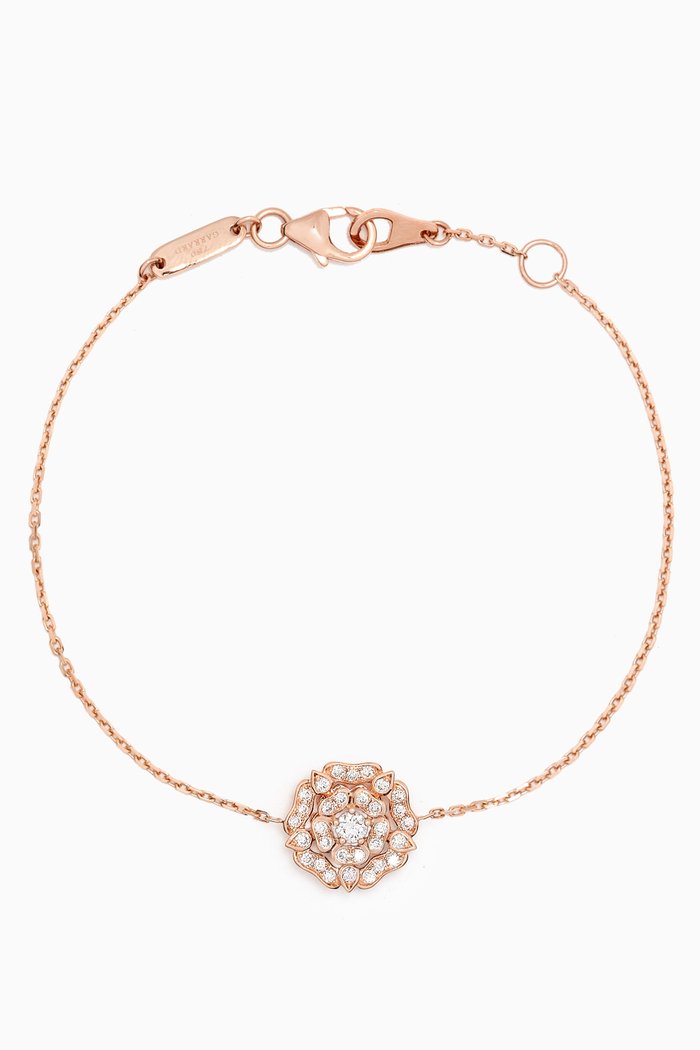 

Tudor Rose Mini Icons Diamond Bracelet in 18kt Rose Gold