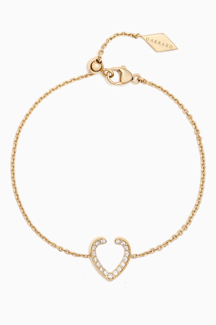 Aloria Mini Icons Diamond Bracelet in 18kt Yellow Gold