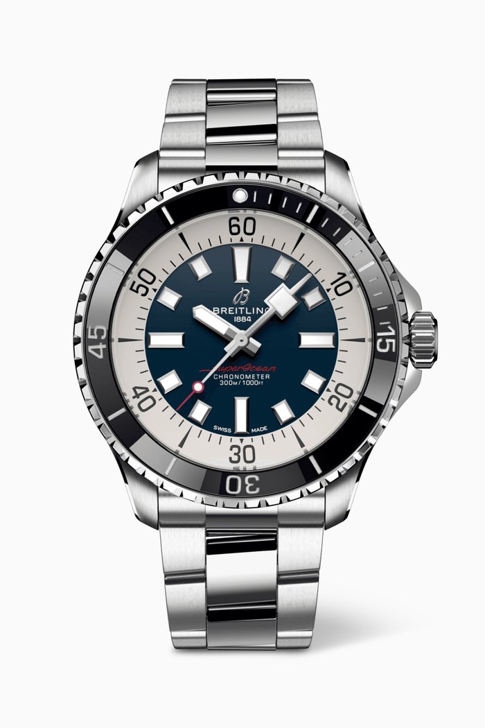 

Superocean Automatic Stainless Steel Watch, 44mm, Blue