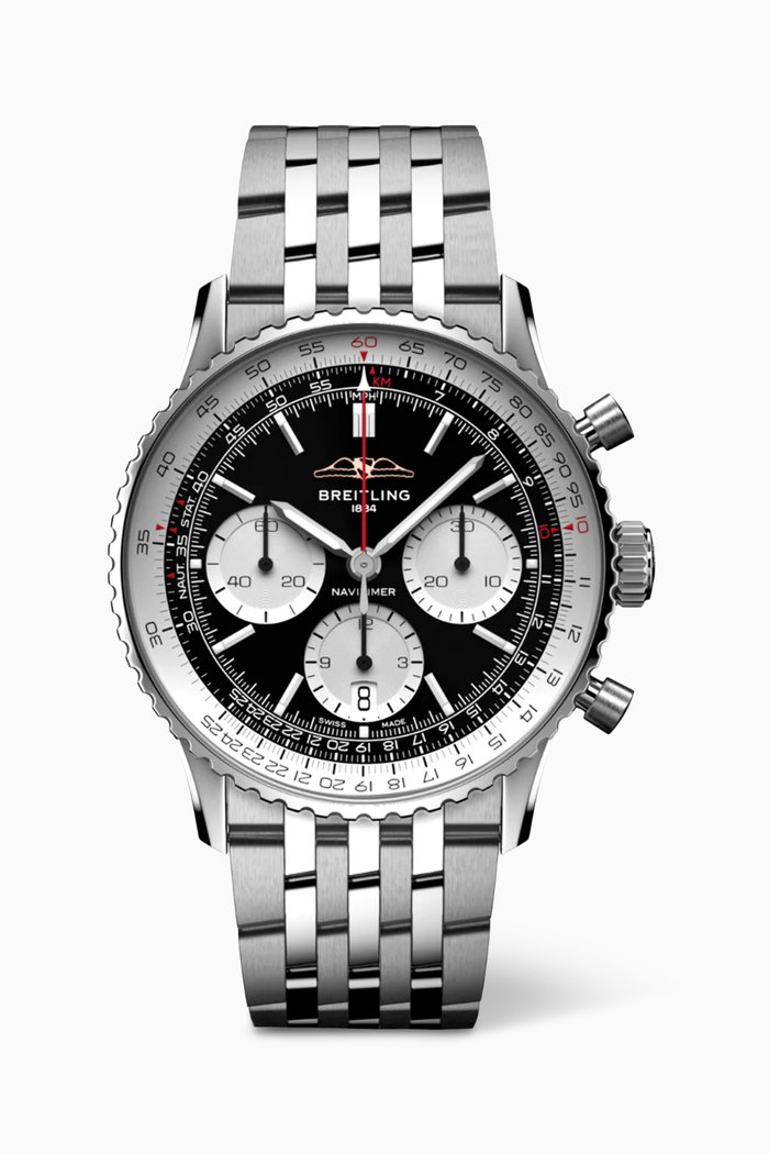 

Navitimer B01 Chronograph Watch, 41mm, Black