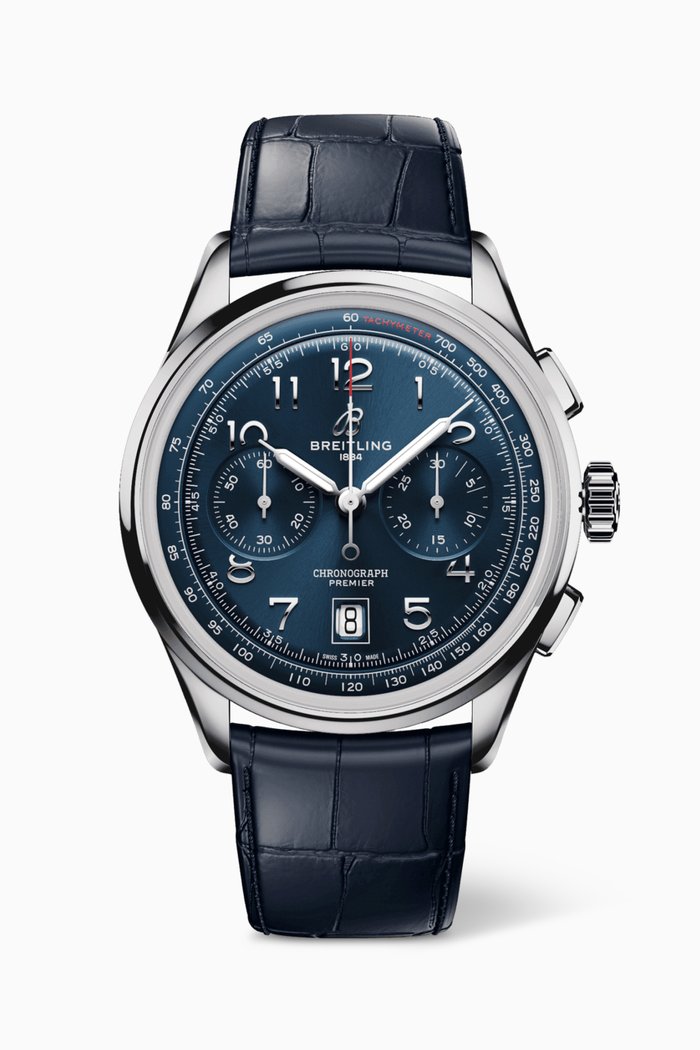 

Premier B01 Chronograph Watch, 42mm, Blue