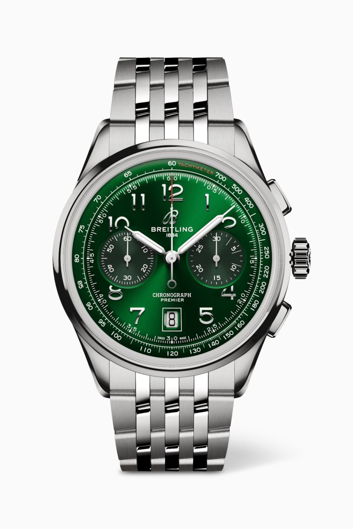 

Premier B01 Chronograph Watch, 42mm, Green