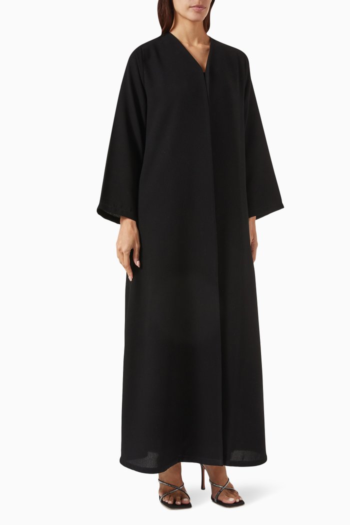 

Side-slit Abaya, Black
