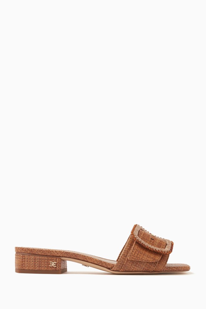 

Deacon 27 Beaded Sandals in Raffia, Brown