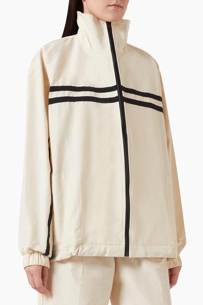 

Todd Oversized Jacket in Cotton-nylon, Neutral
