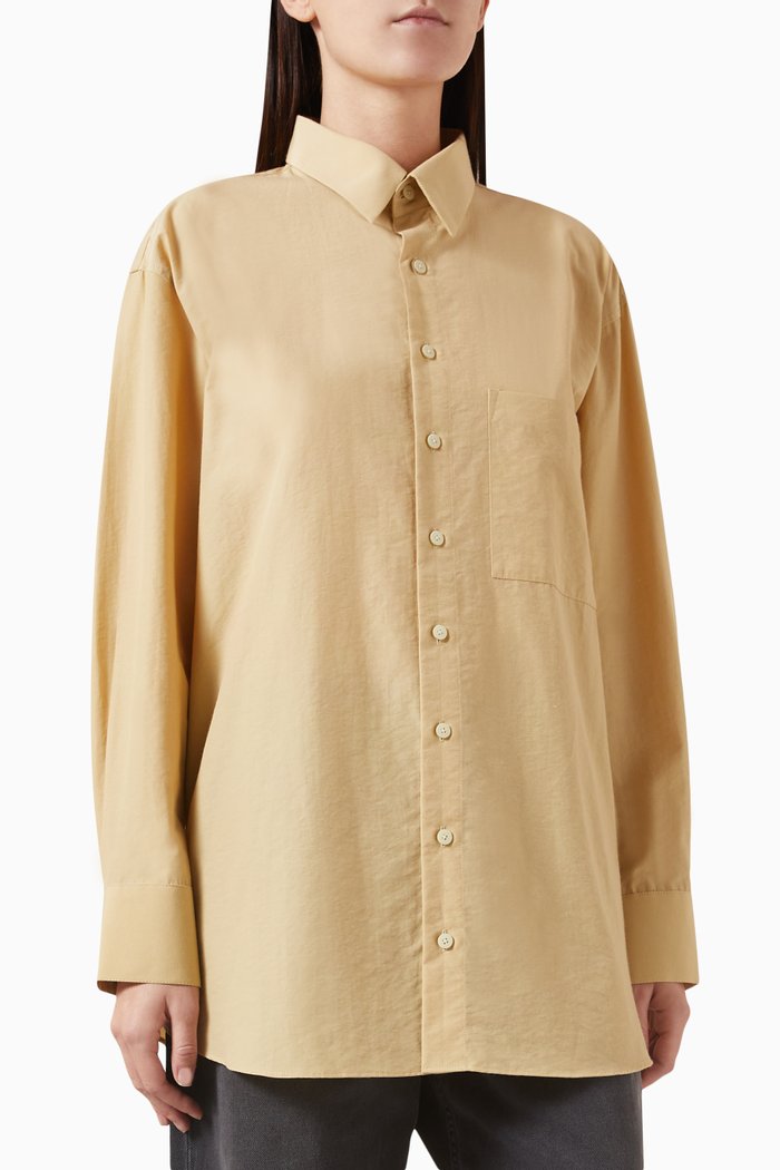 

Jennifer Striped Oversized Shirt, Neutral