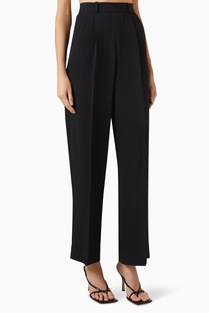 

Signature Pantsin Sustainable Crepe, Black