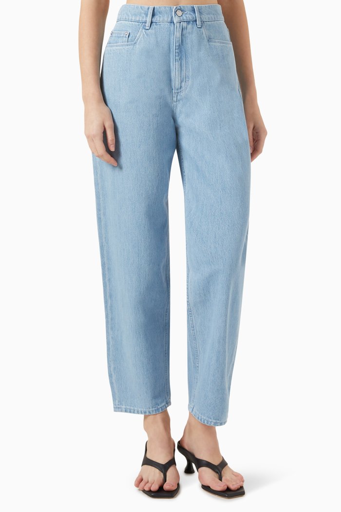 

Type 03 Barrel-leg Jeans in Recycled Denim, Blue