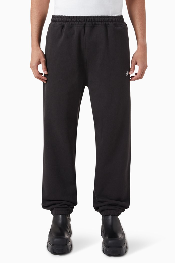 

Stock Logo Pants in Cotton Blend, Black