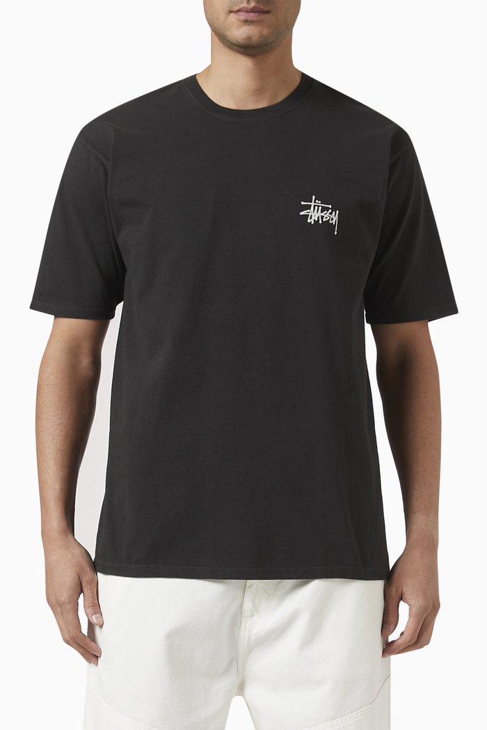 

Built Tough Pig. Dyed T-Shirt in Cotton, Black