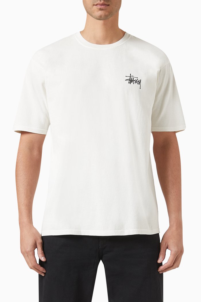 

Built Tough Pig. Dyed T-Shirt in Cotton, White
