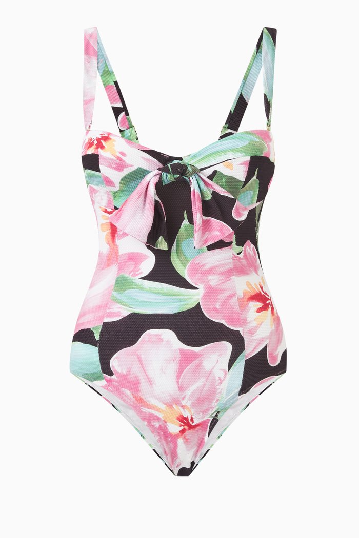 Clara One-piece Swimsuit in Polyamide, Multicolour