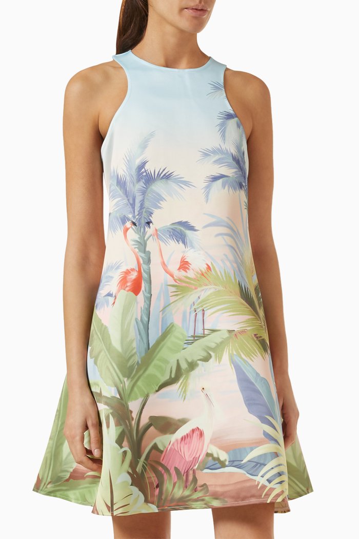 

Carla Racer Mini Dress, Multicolour
