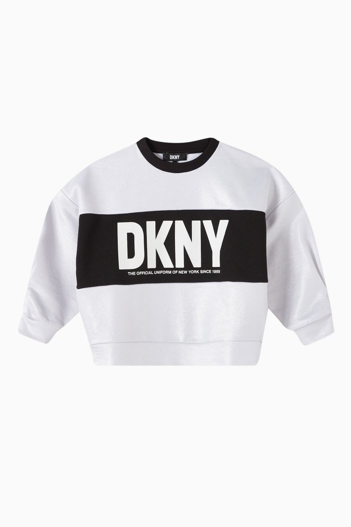 

Logo Sweatshirt in Fleece, Grey