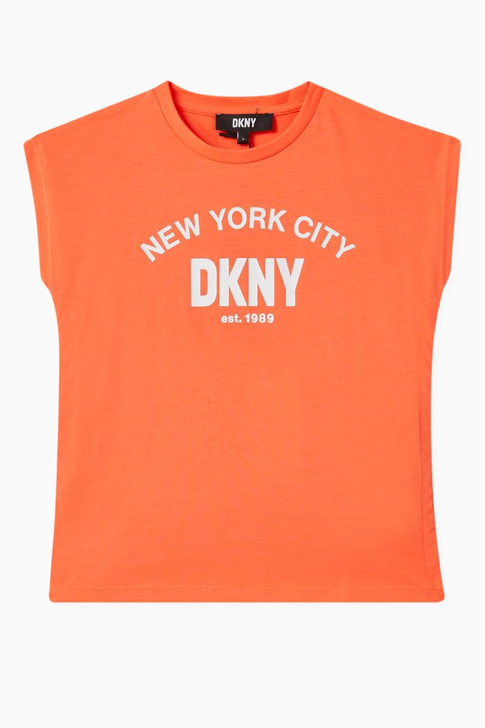 

Logo-print Tank Top in Cotton-blend, Pink