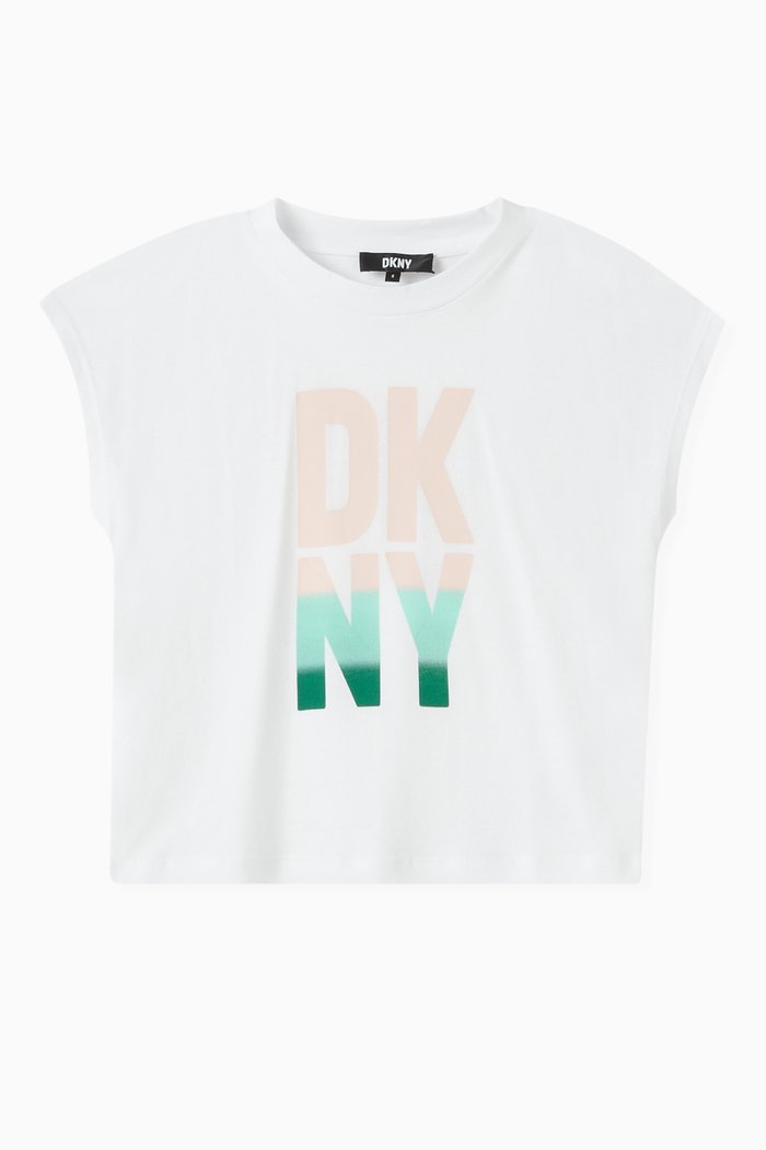 Logo-print T-shirt in Cotton-jersey, White