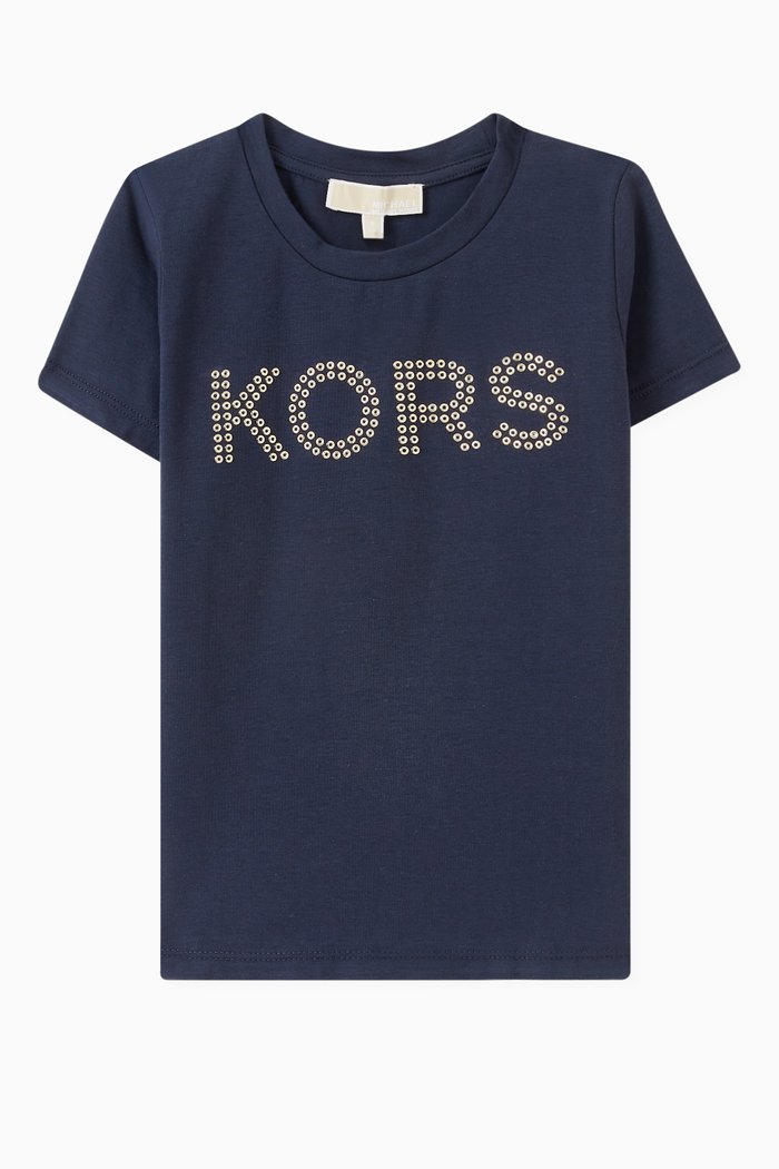 

Logo T-shirt in Stretch Cotton, Blue