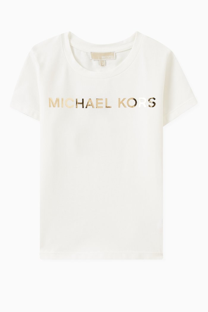 

Logo T-shirt in Stretch Cotton, Neutral