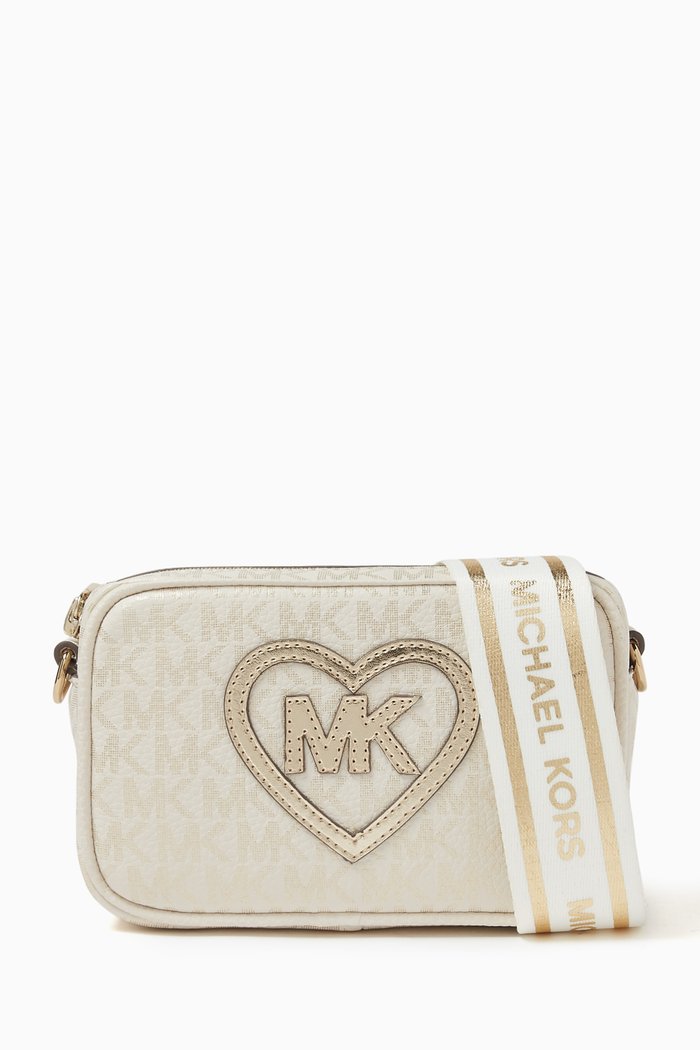 

Logo-print Crossbody Shoulder bag, Neutral