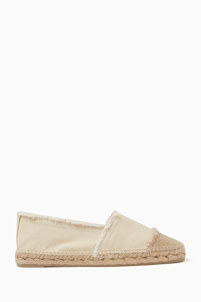 

Kampala Espadrilles in Linen, White