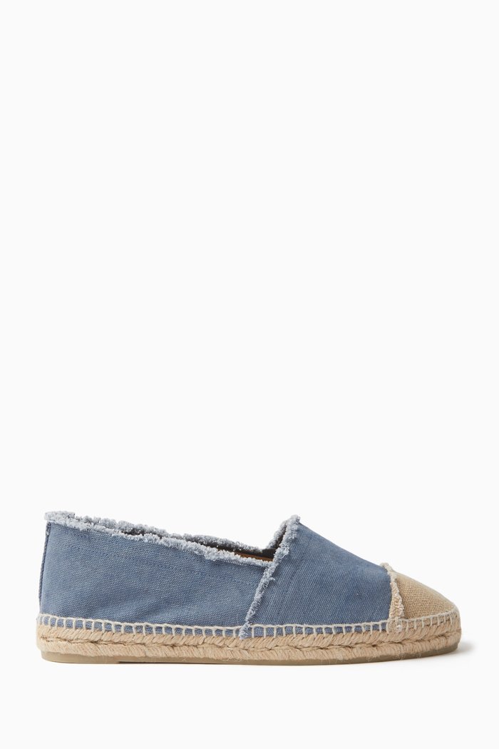 

Kampala Espadrilles in Linen, Blue