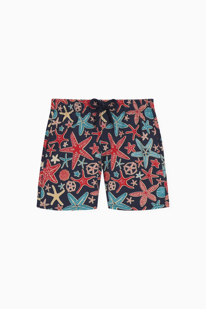 

Holistarfish Print Swim Shorts, Blue