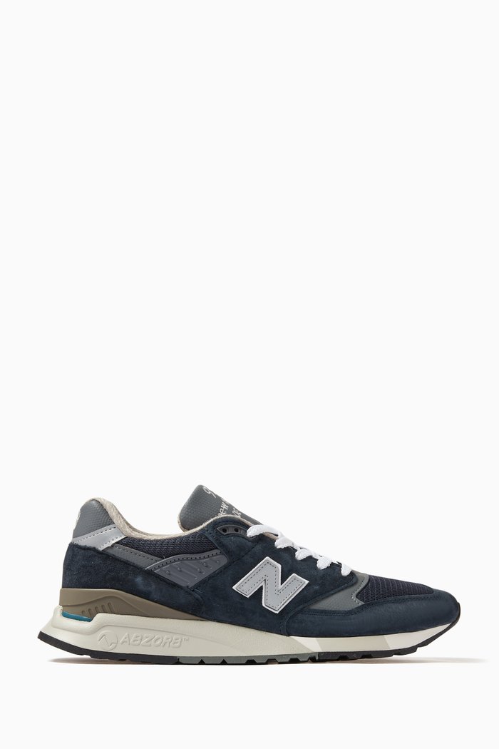 

Made in USA 998 Sneakers in Suede, Blue