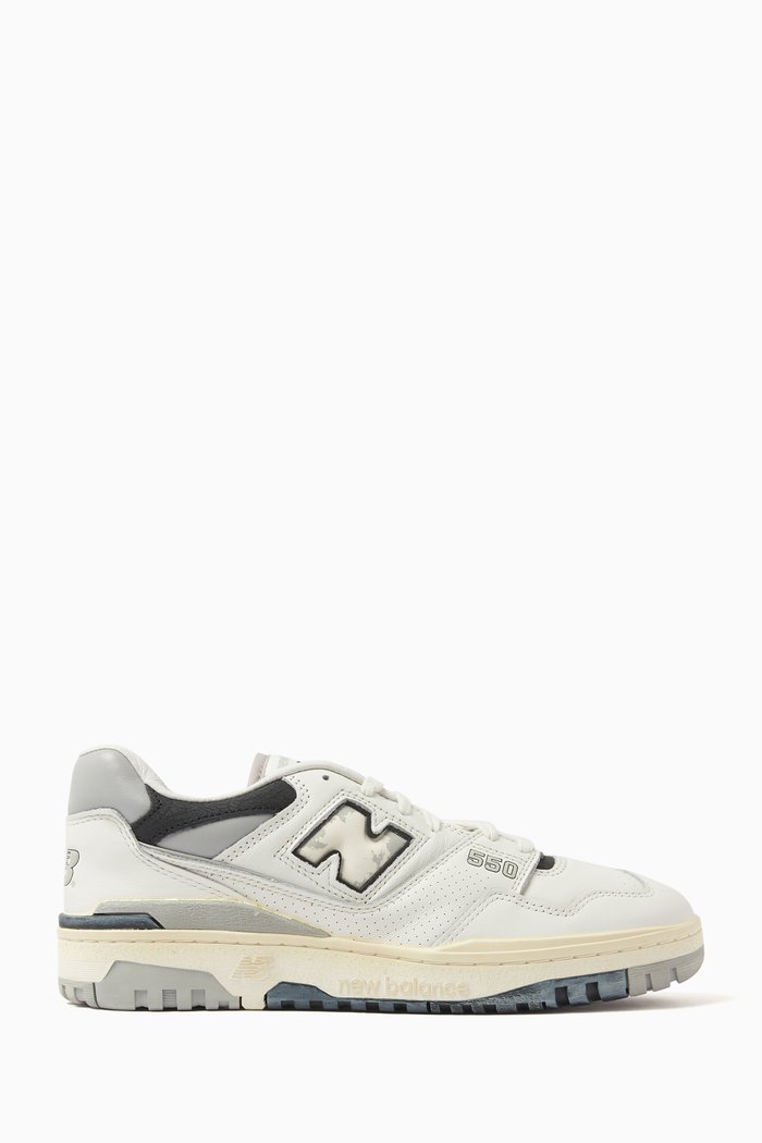 

BB550 Low-top Sneakers in Leather, Grey