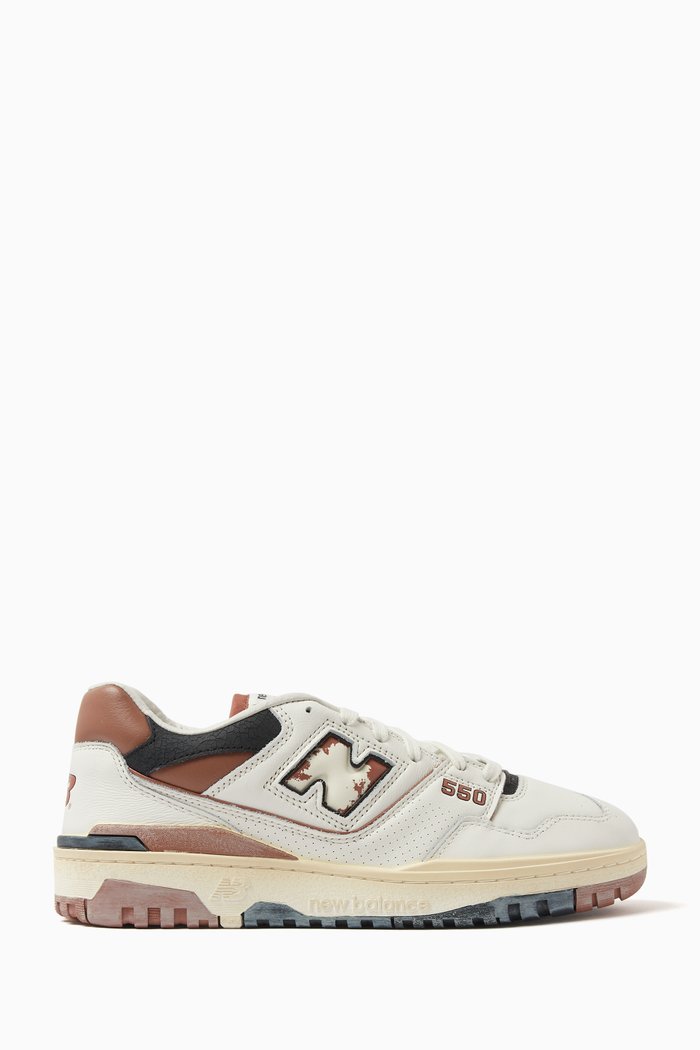 

BB550 Low-top Sneakers in Leather, Brown