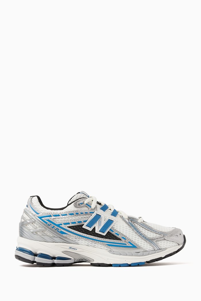 

Whirlwind Low-Top Sneakers in Nylon & Suede, White