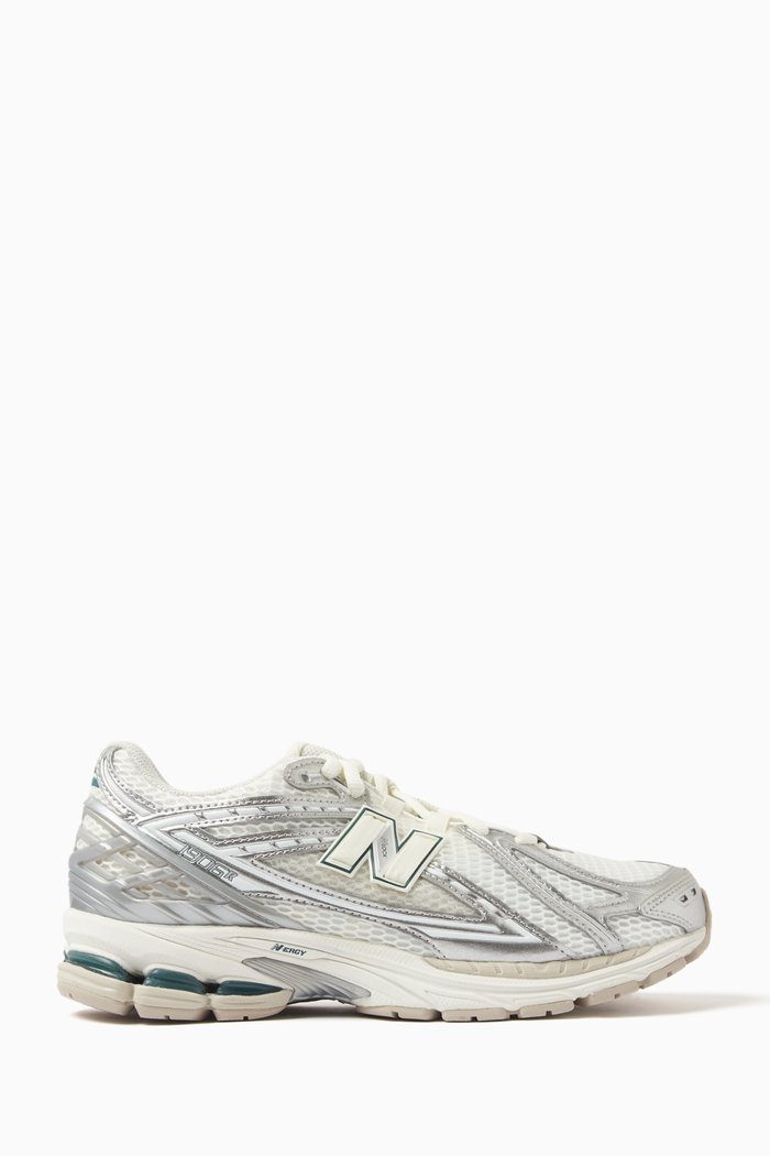 

Whirlwind Low-Top Sneakers in Nylon & Suede, White