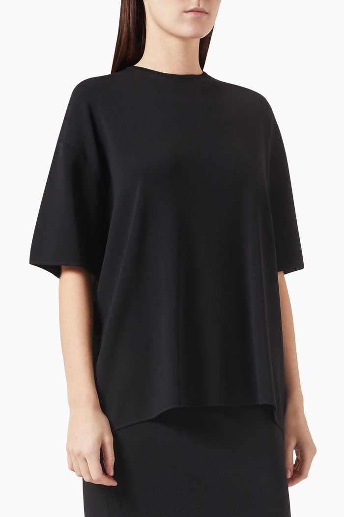 

Lenny T-shirt in Knit, Black