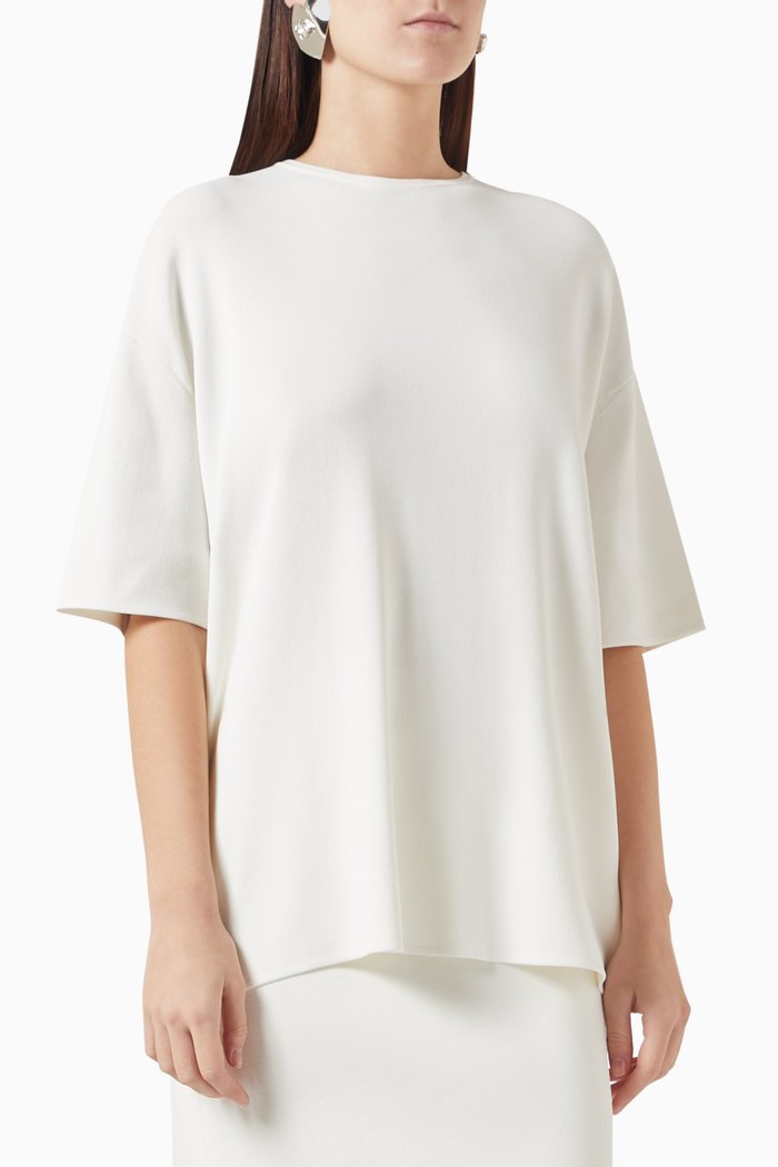 

Lenny T-shirt in Knit, White