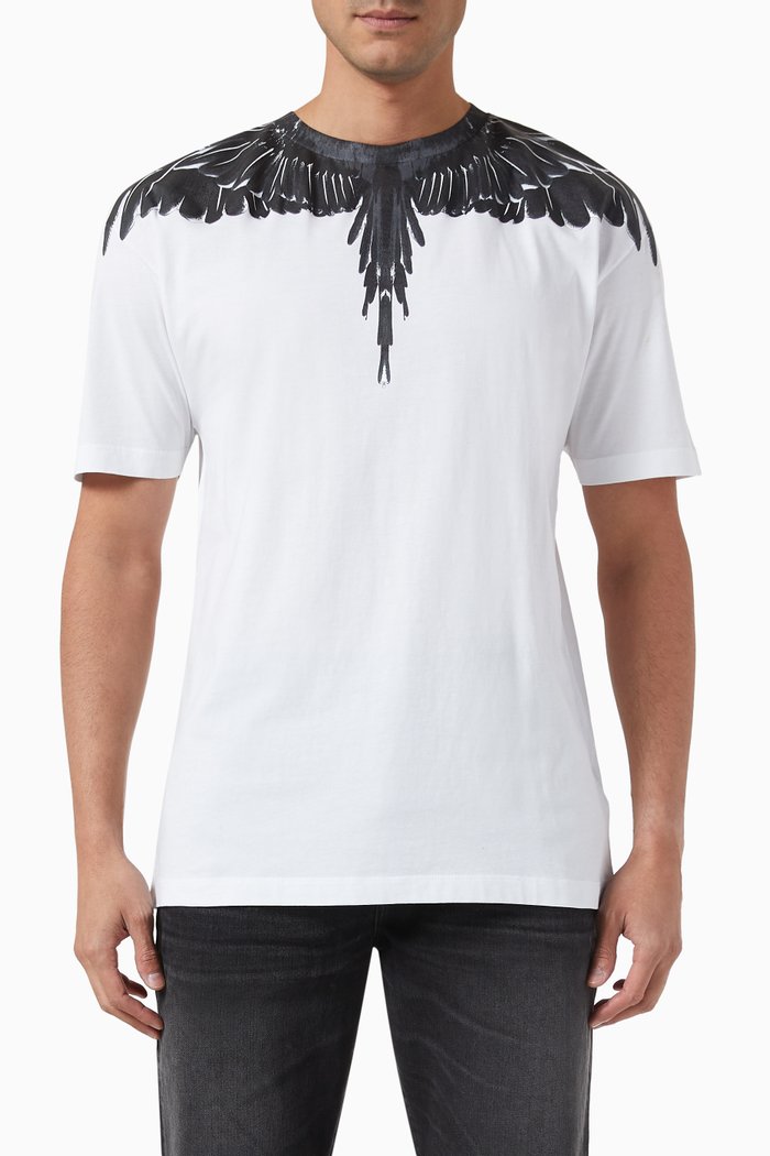 

Icon Wings T-shirt in Cotton Jersey, White