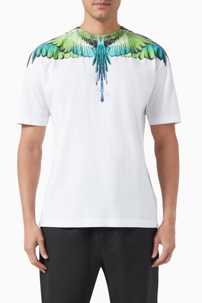 

Icon Wings T-shirt in Cotton Jersey, White