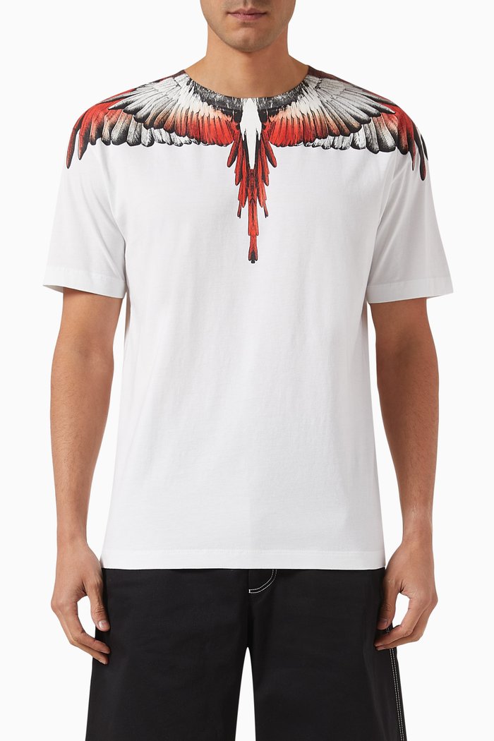 

Icon Wings T-shirt in Cotton Jersey, White