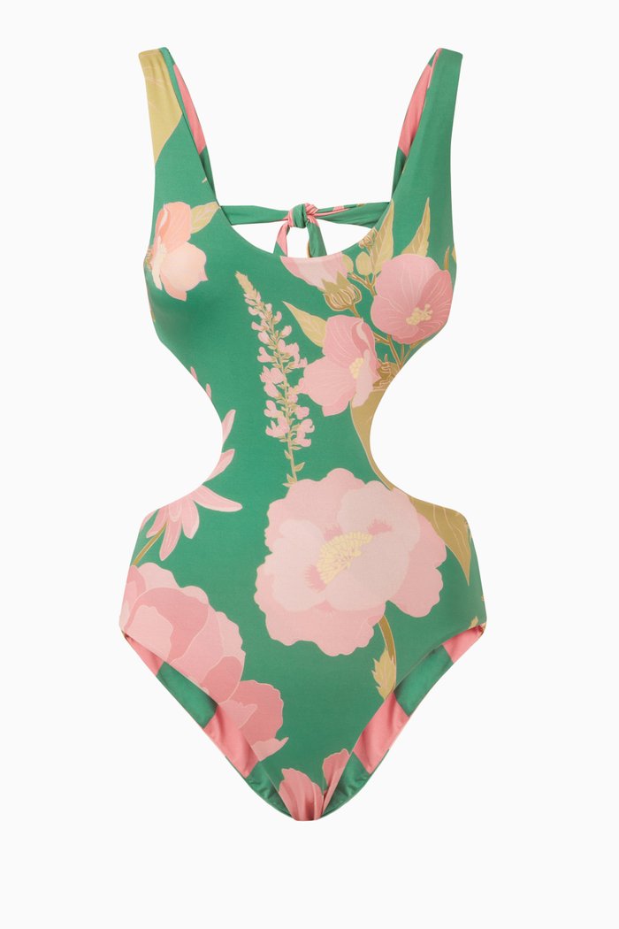 

Winter Garden One-piece Swimsuit in Stretch Nylon, Multicolour
