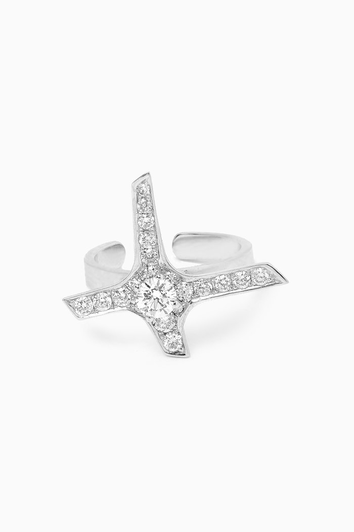 

Daw Ear Cuff in 18kt White Gold, Silver