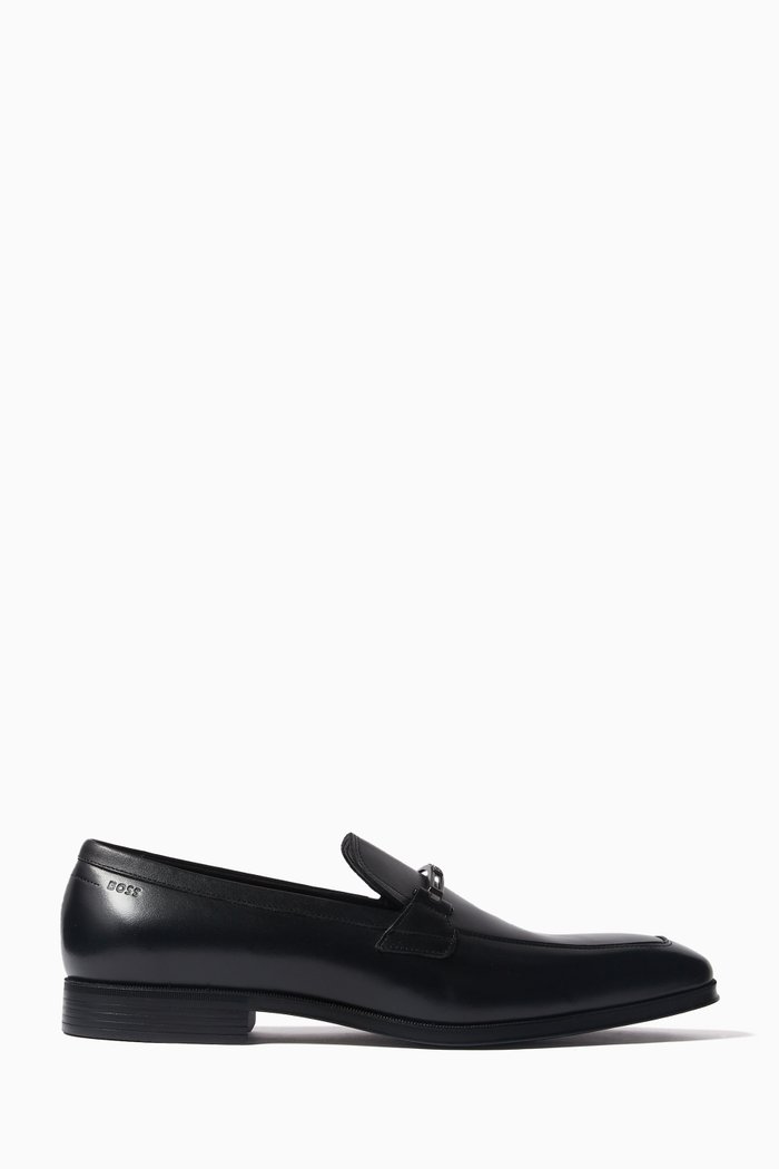 

Theon Loafers in Leather, Black